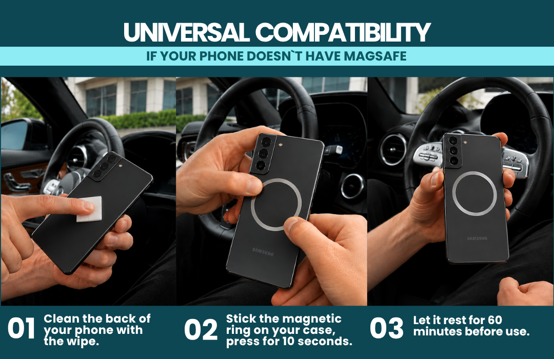 360° Magnetic Wireless Charging Mount